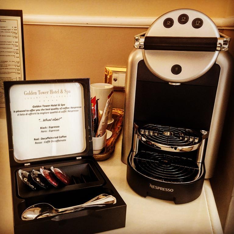 Golden Tower Hotel & Spa Florence Ngoại thất bức ảnh A Nespresso coffee machine